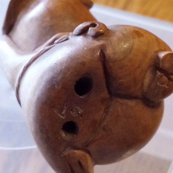 Hand Carved Wooden Netsuke - Picture 7 of 9